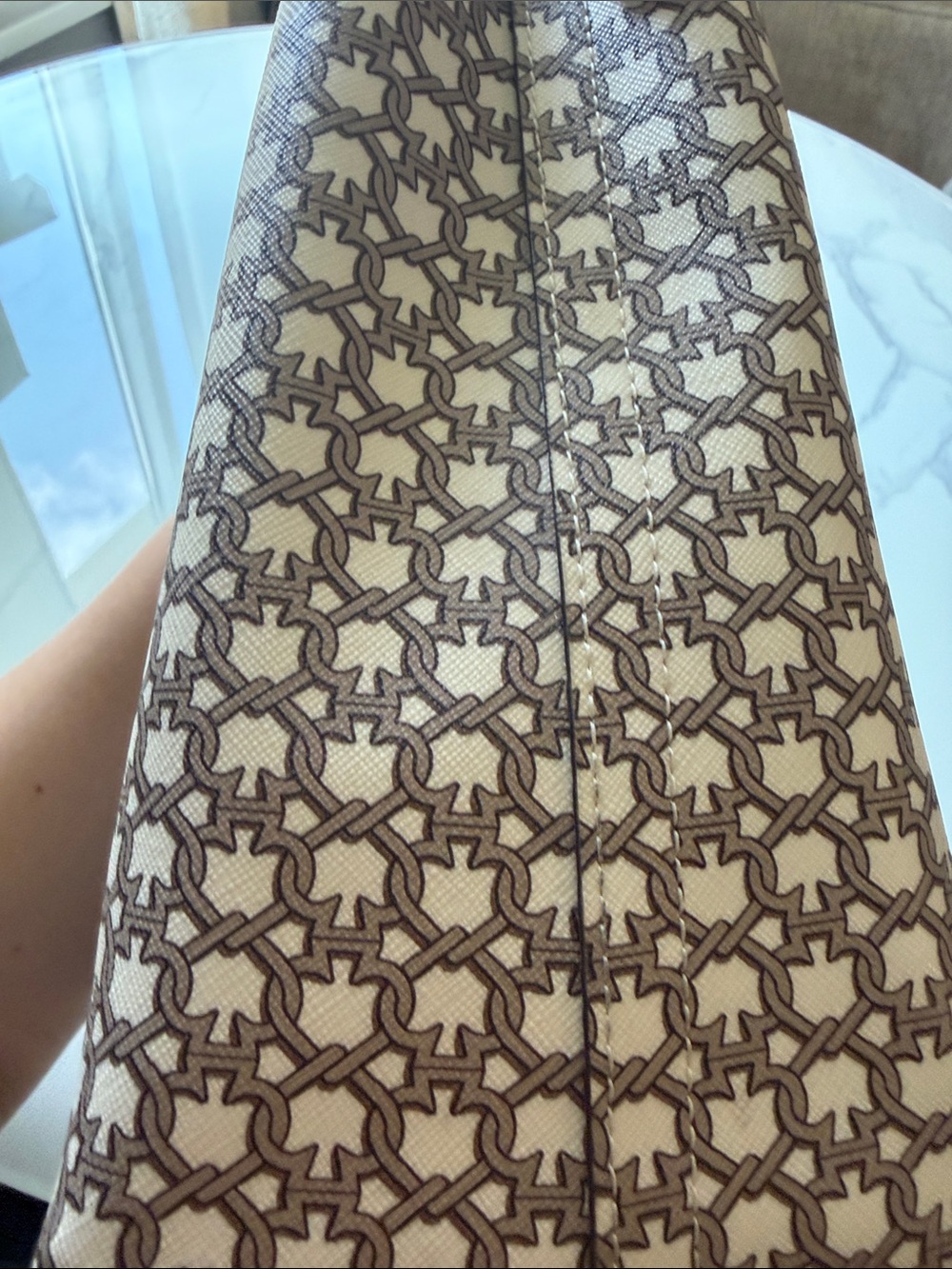 Kate Spade Patterned Tote Bag with Top Handles as is - Picture 9 of 10